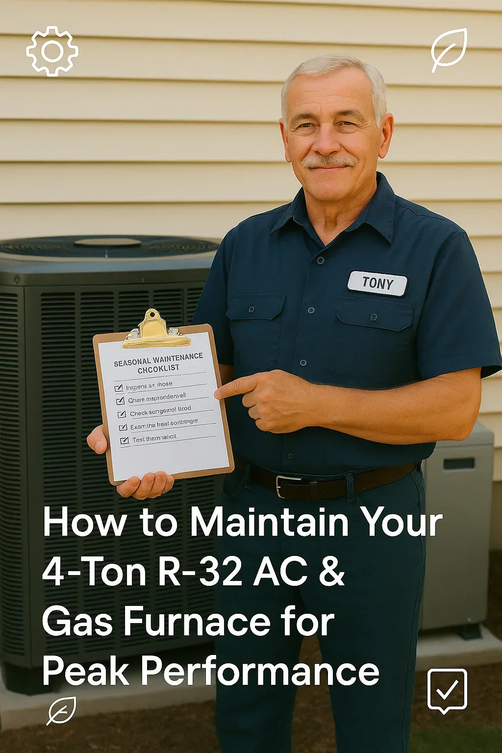 How to Maintain Your 4-Ton R-32 AC and Gas Furnace for Peak Performance