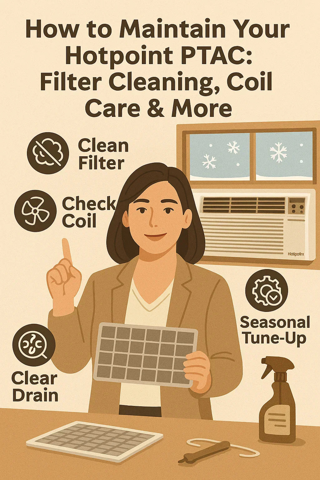 How to Maintain Your Hotpoint PTAC: Filter Cleaning, Coil Care & More