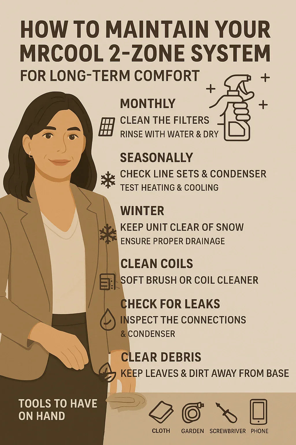  How to Maintain Your MRCOOL 2-Zone System for Long-Term Comfort