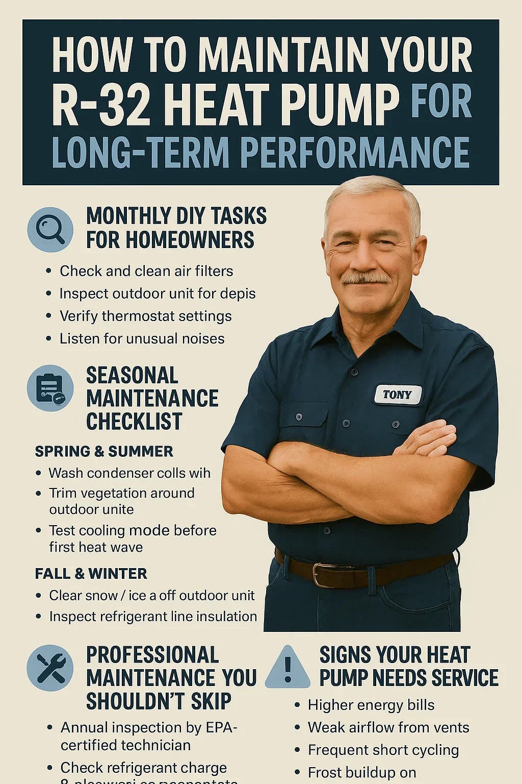 How to Maintain Your R-32 Heat Pump for Long-Term Performance.