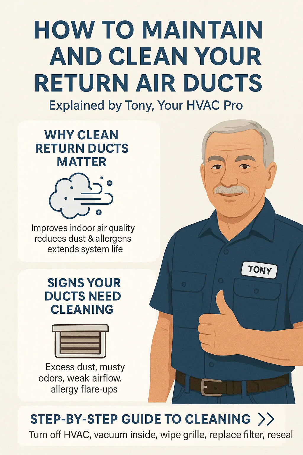 How to Maintain and Clean Your Return Air Ducts
