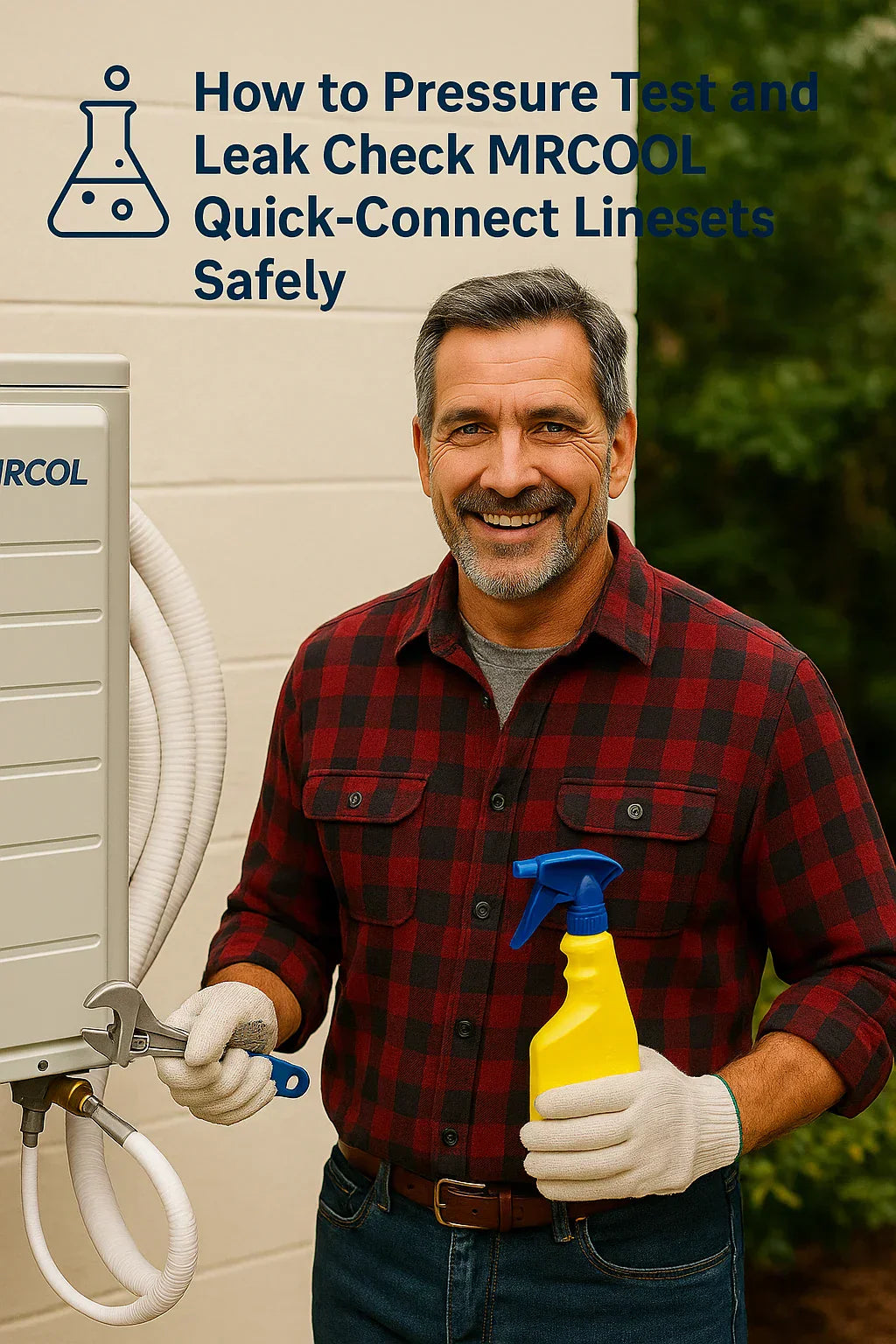 How to Pressure Test and Leak Check MRCOOL Quick‑Connect Linesets Safely