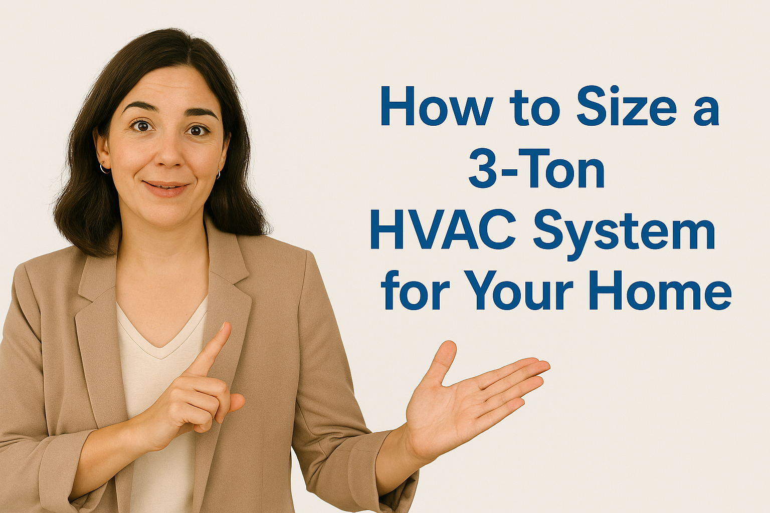 How to Size a 3-Ton HVAC System for Your Home