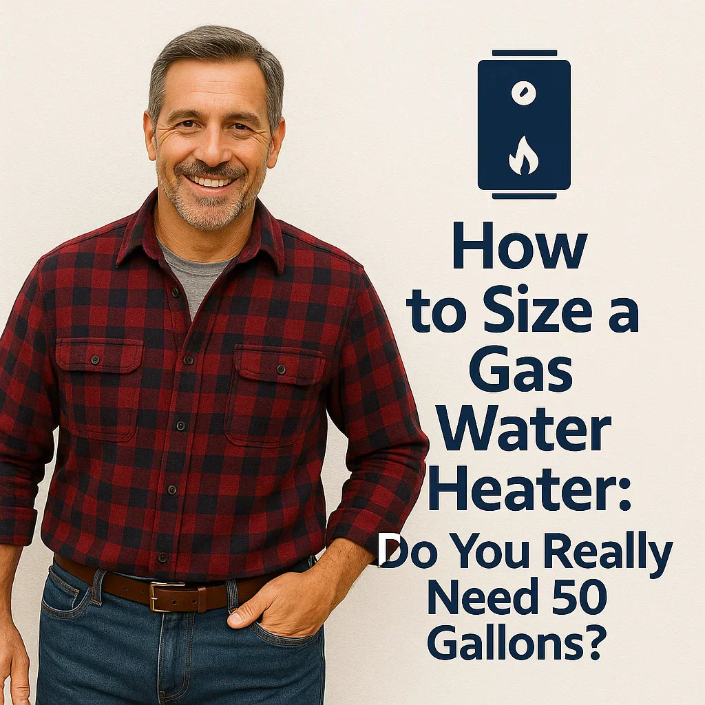 How to Size a Gas Water Heater Do You Really Need 50 Gallons