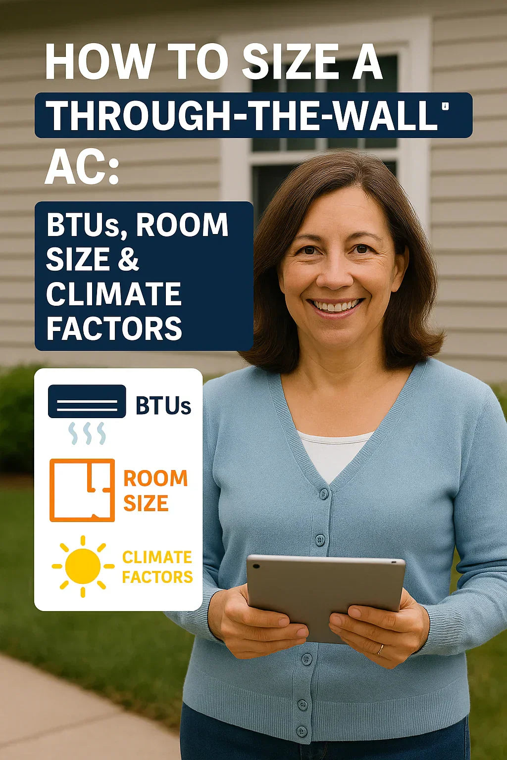 How to Size a Through-the-Wall AC BTUs, Room Size & Climate Factors