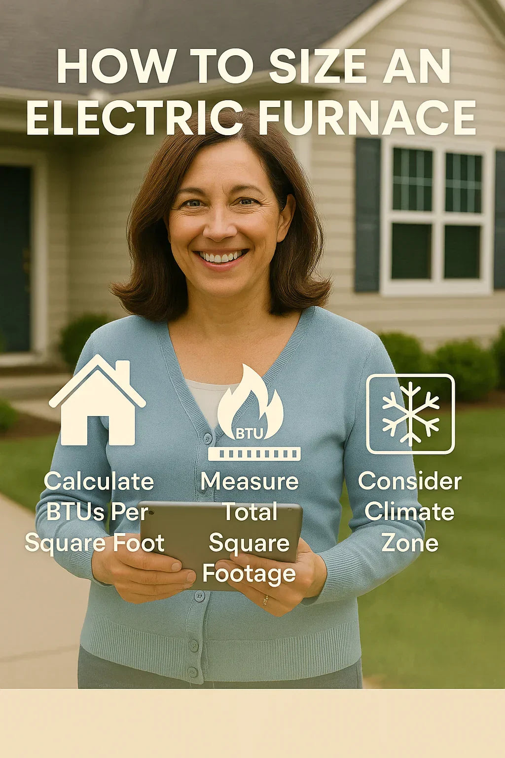 How to Size an Electric Furnace BTUs, Square Footage, and Climate Factors