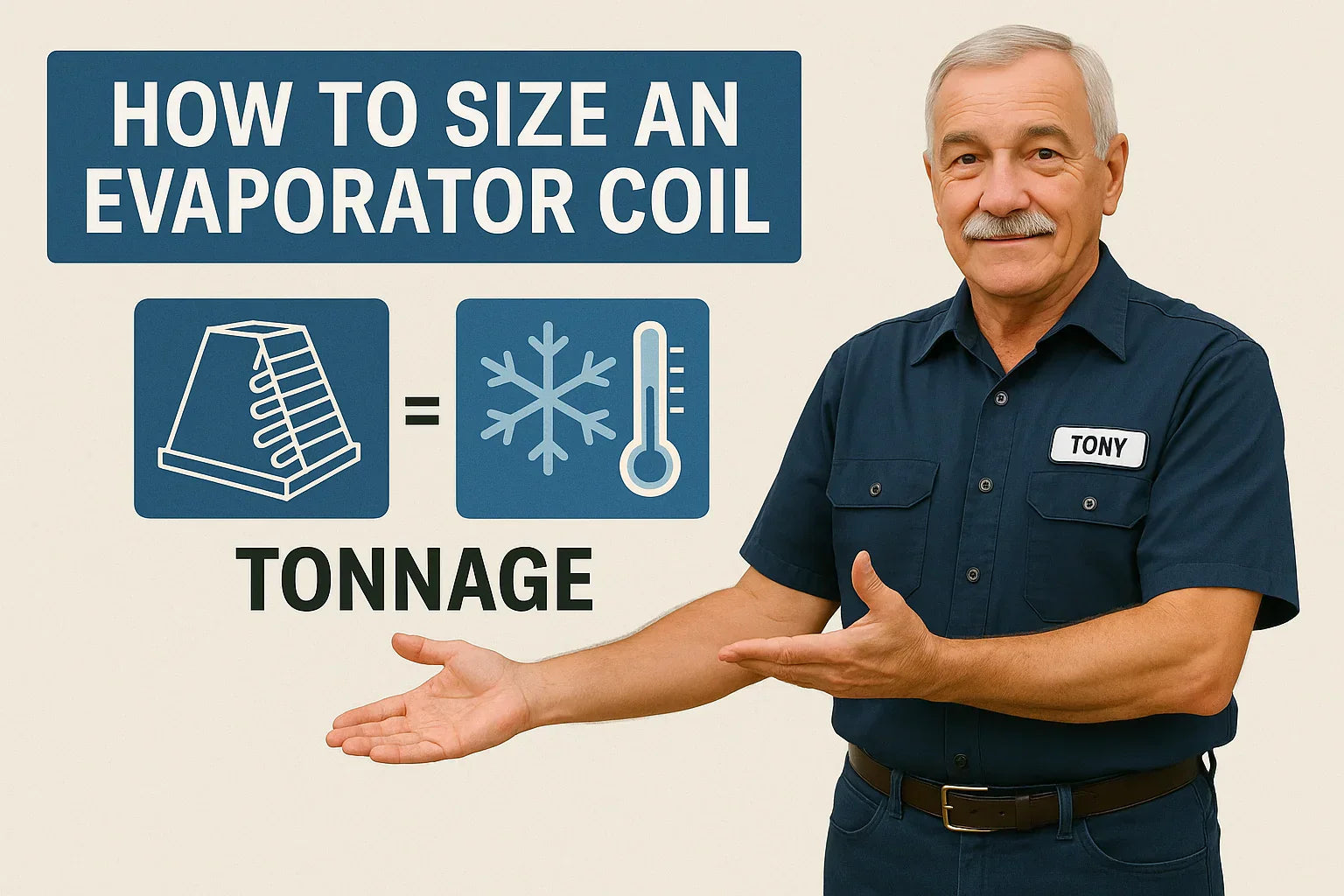 How to Size an Evaporator Coil Matching Tonnage to Your HVAC System