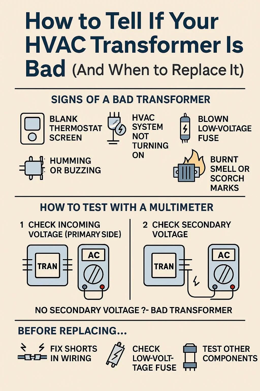 How to Tell If Your HVAC Transformer Is Bad (And When to Replace It)