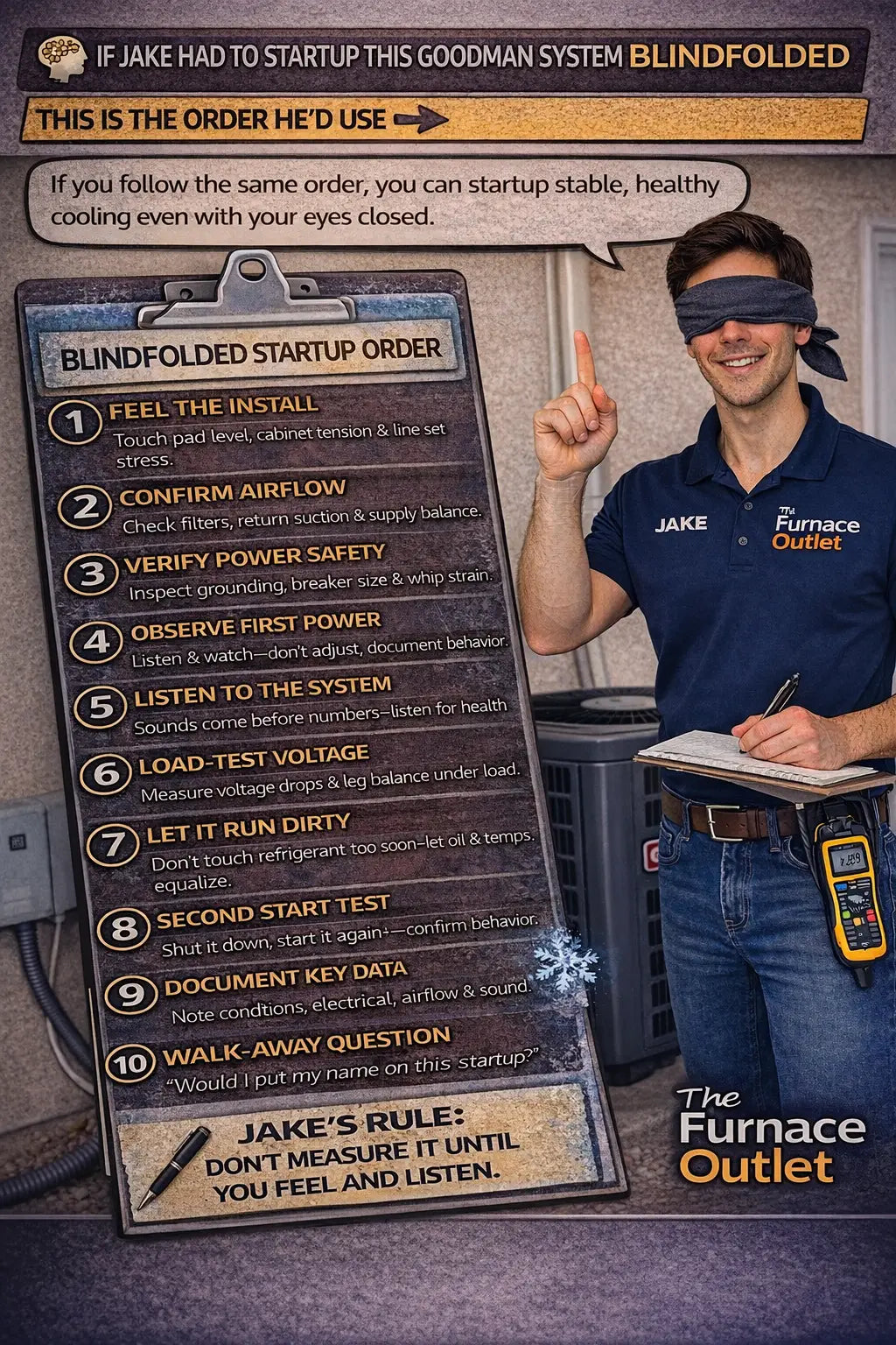 If Jake Had to Startup This Goodman System Blindfolded, This Is the Order He’d Use