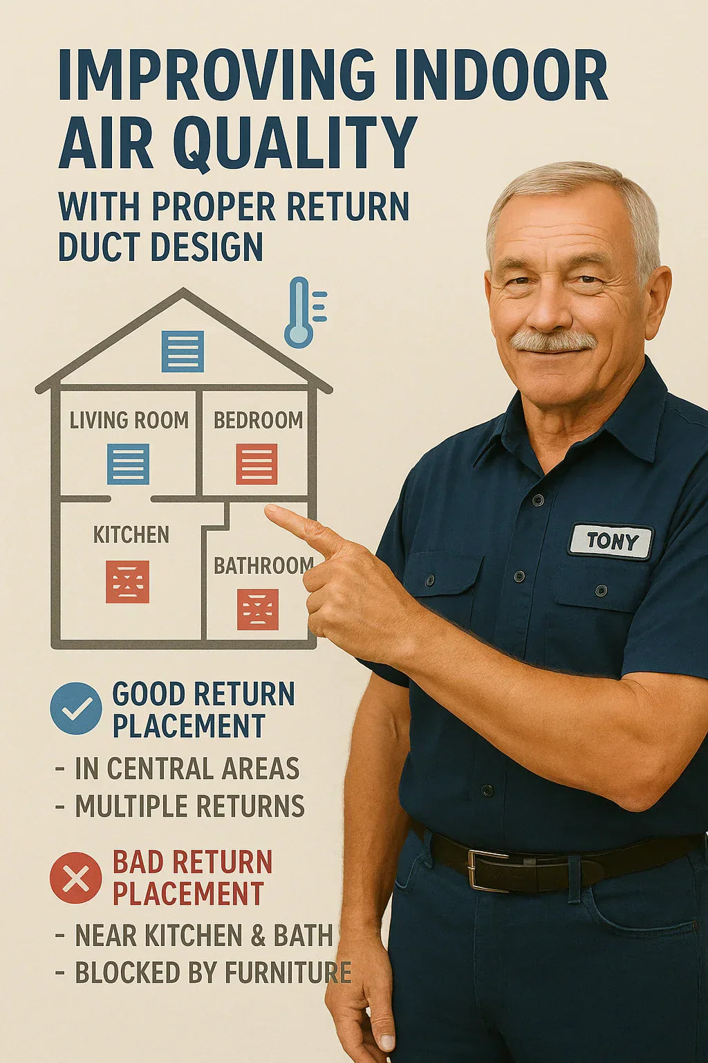 Improving Indoor Air Quality with Proper Return Duct Design
