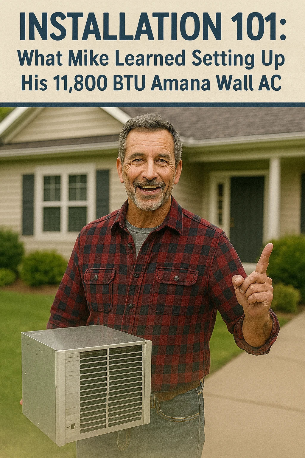 Installation 101 What Mike Learned Setting Up His 11,800 BTU Amana Wall AC