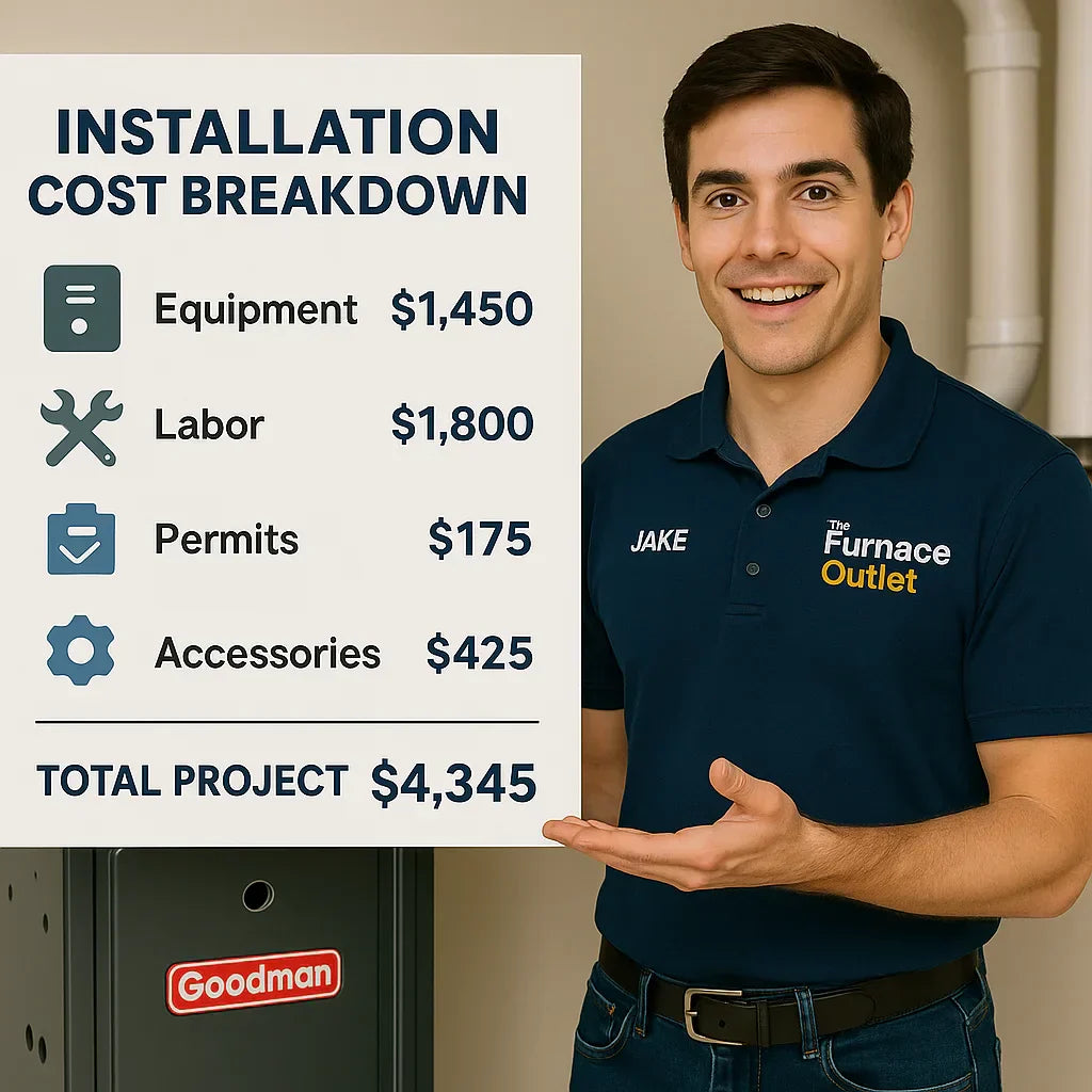Installation Cost Breakdown: What Jake Spent on His Goodman 92% Furnace