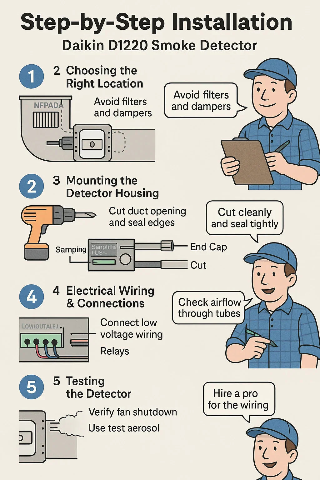 Installation Guide What Mark Learned Setting Up the Daikin D4120 Smoke Detector