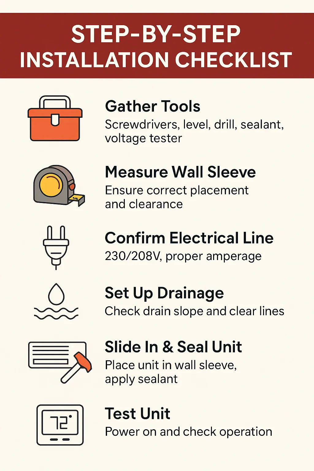 Installation Guide What Samantha Learned Putting in Her Amana J-Series PTAC