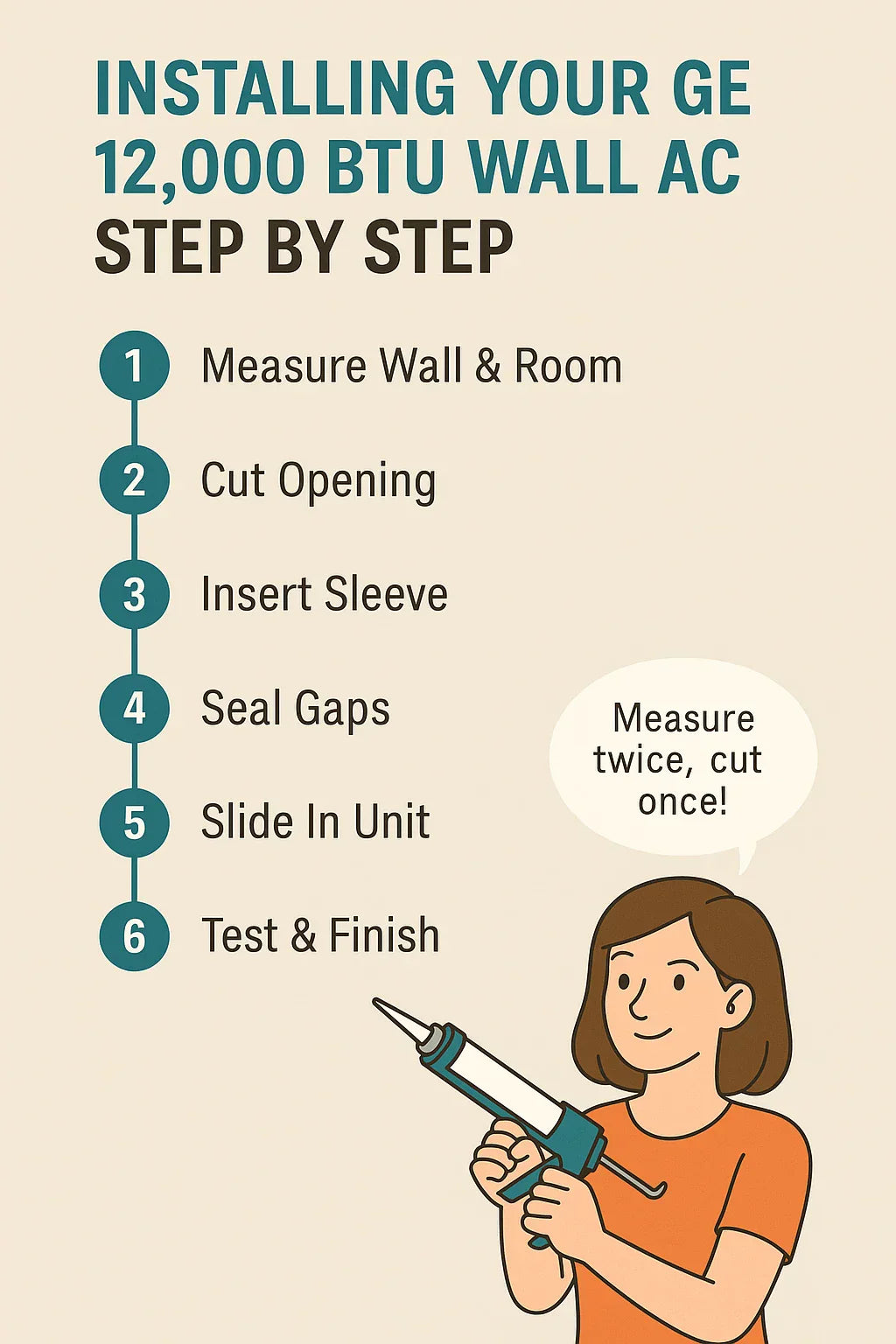 Installation Guide What Samantha Learned Putting in Her GE 12,000 BTU Unit