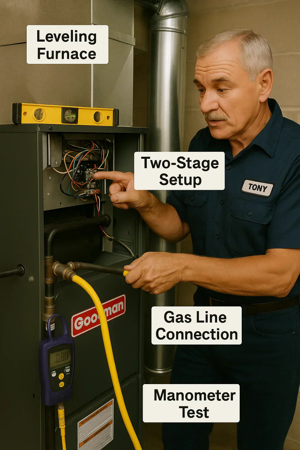 Installation Guide: What Tony Learned Setting Up His Goodman 120k BTU Furnace