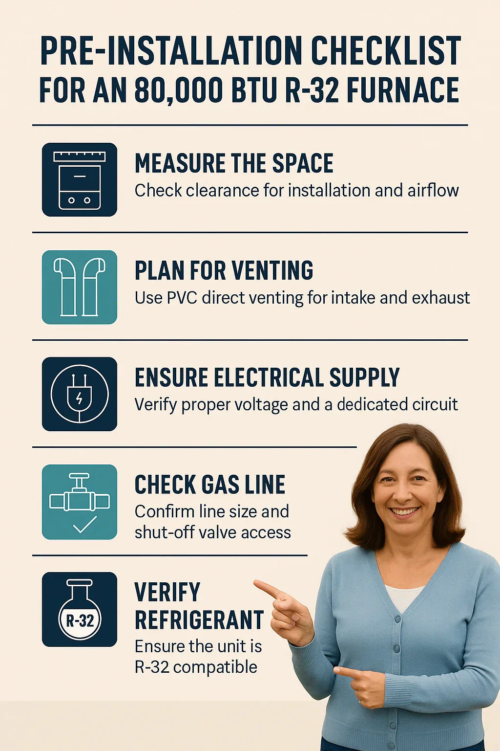 Installation Guide — What to Know Before Buying an 80,000 BTU R-32 Furnace