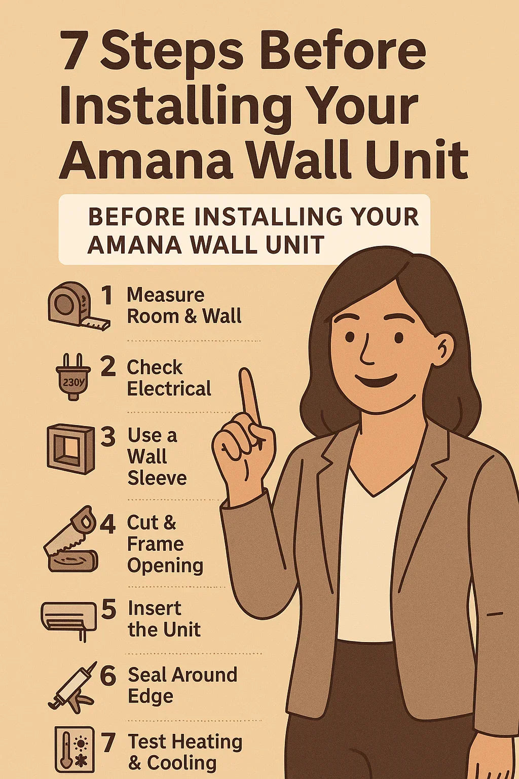 Installation Guide: What to Know Before Installing the Amana 9,300 BTU Wall Unit
