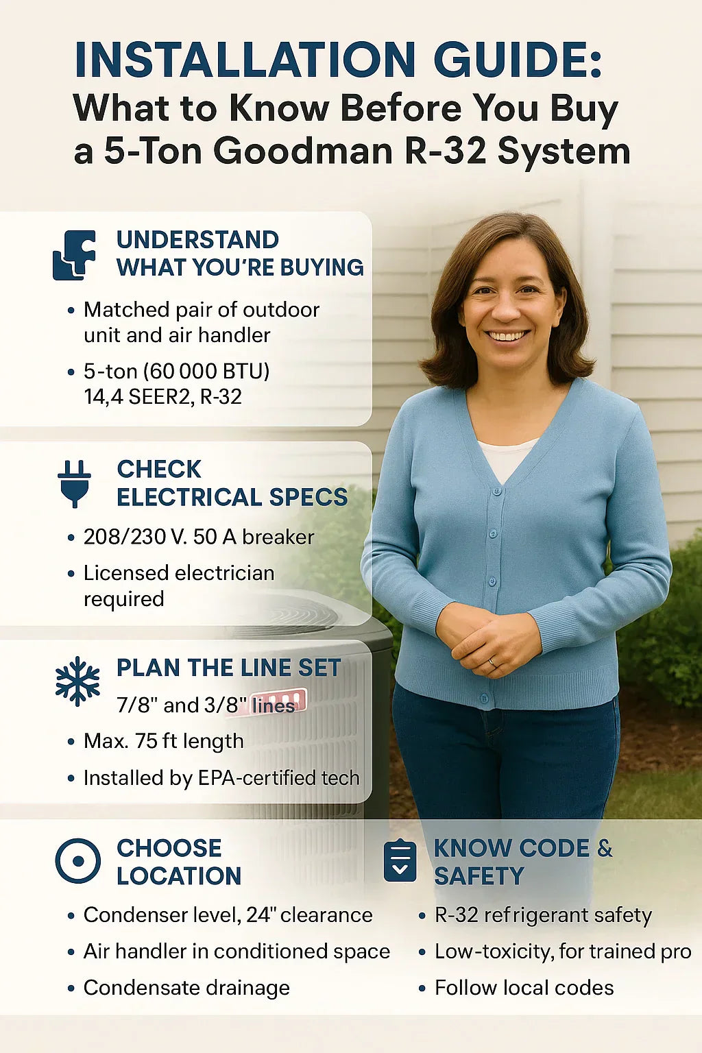 Installation Guide What to Know Before You Buy a 5-Ton Goodman R-32 System