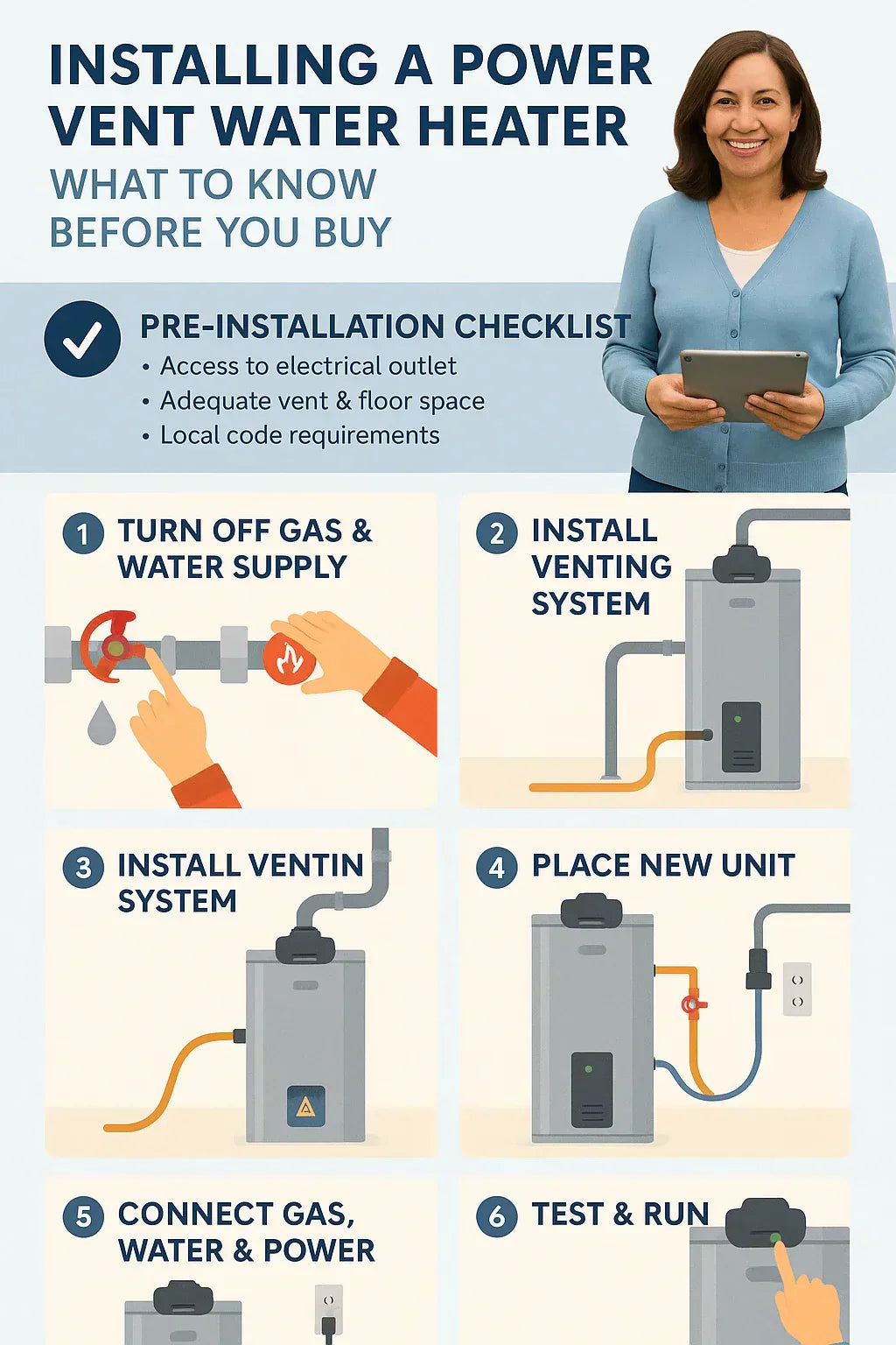 Installation Guide: What to Know Before You Buy a Power Vent Water Heater