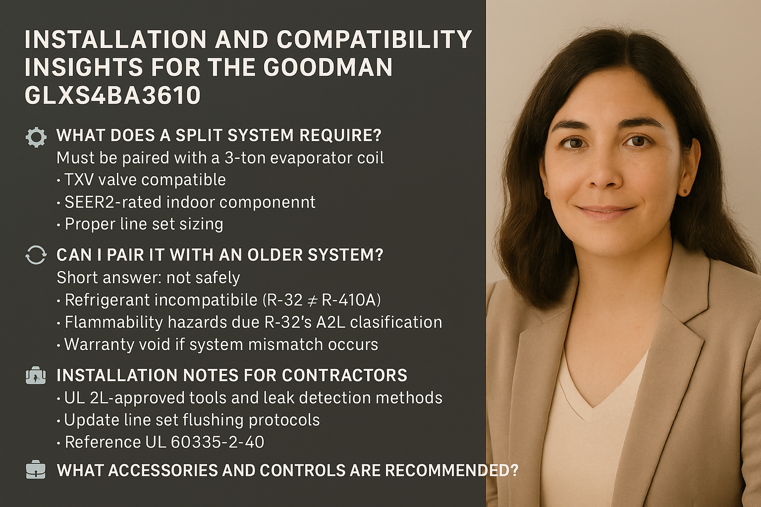 Installation and Compatibility Insights for the Goodman GLXS4BA3610