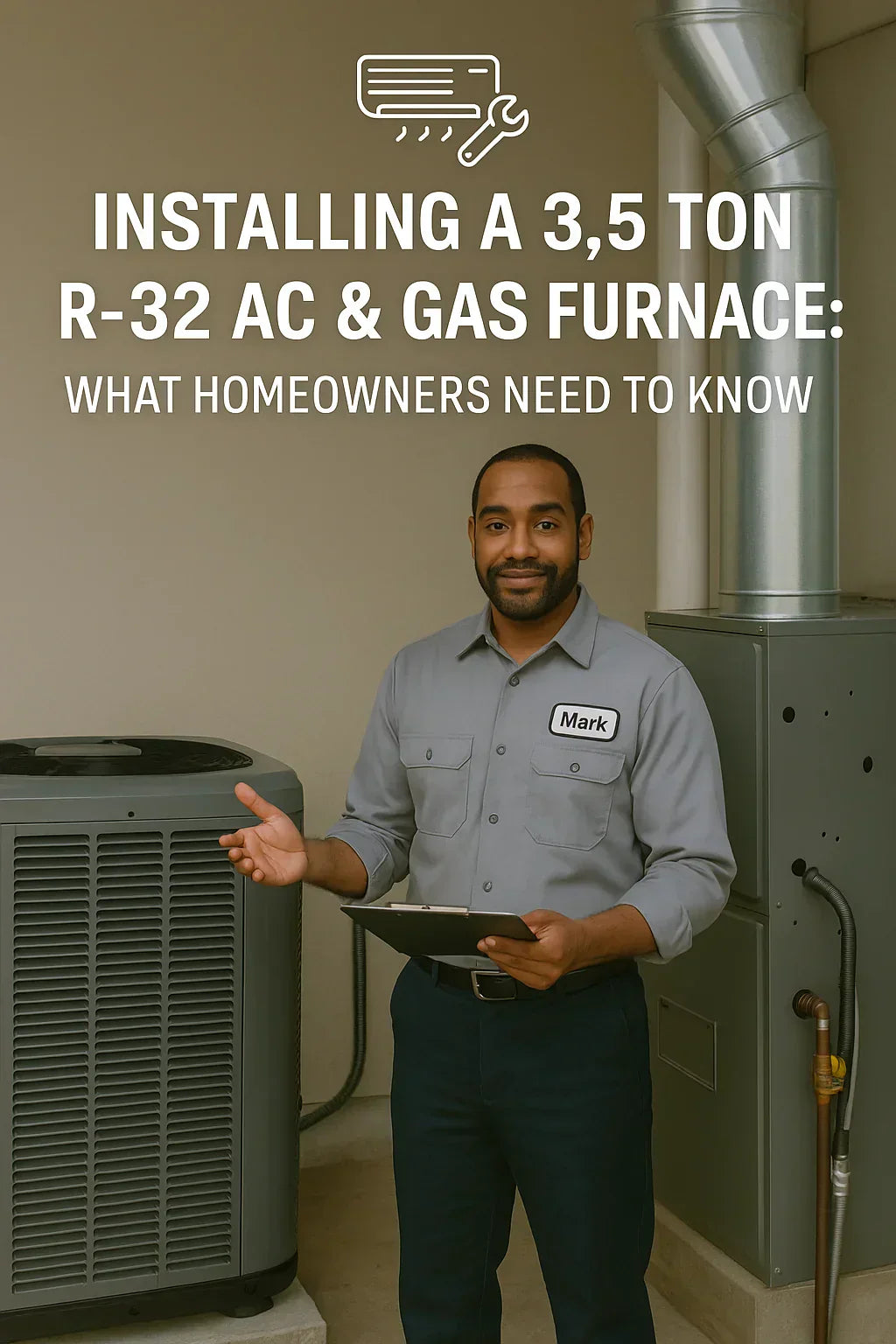Installing a 3.5 Ton R-32 AC & Gas Furnace What Homeowners Need to Know
