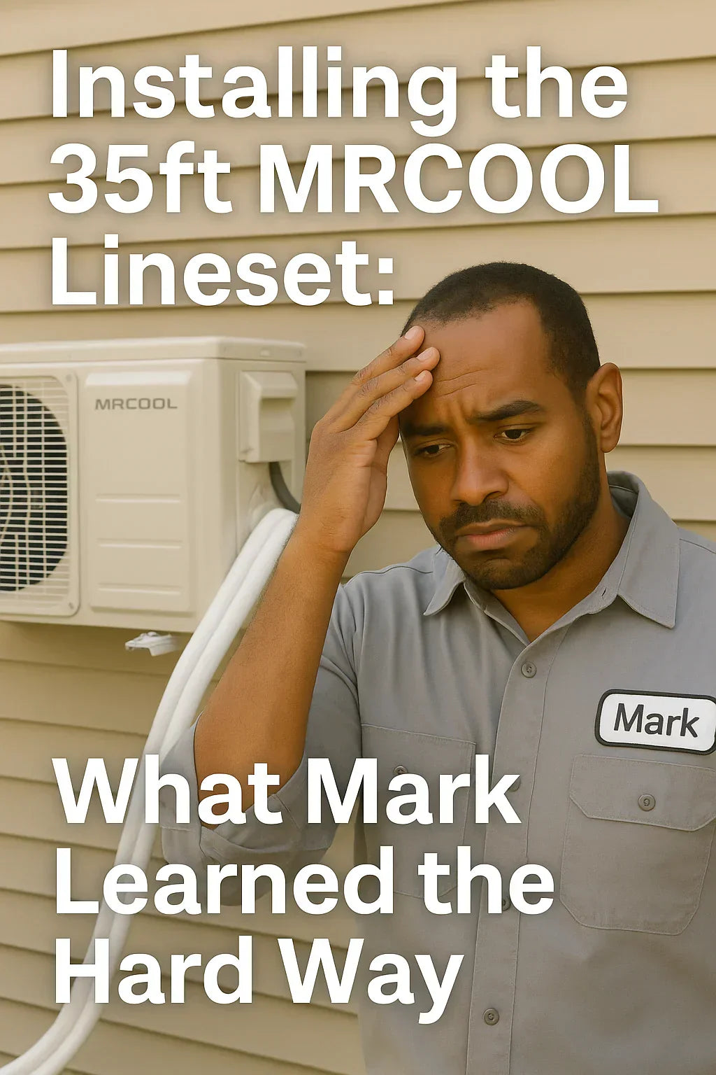 Installing the 35ft MRCOOL Lineset What Mark Learned the Hard Way