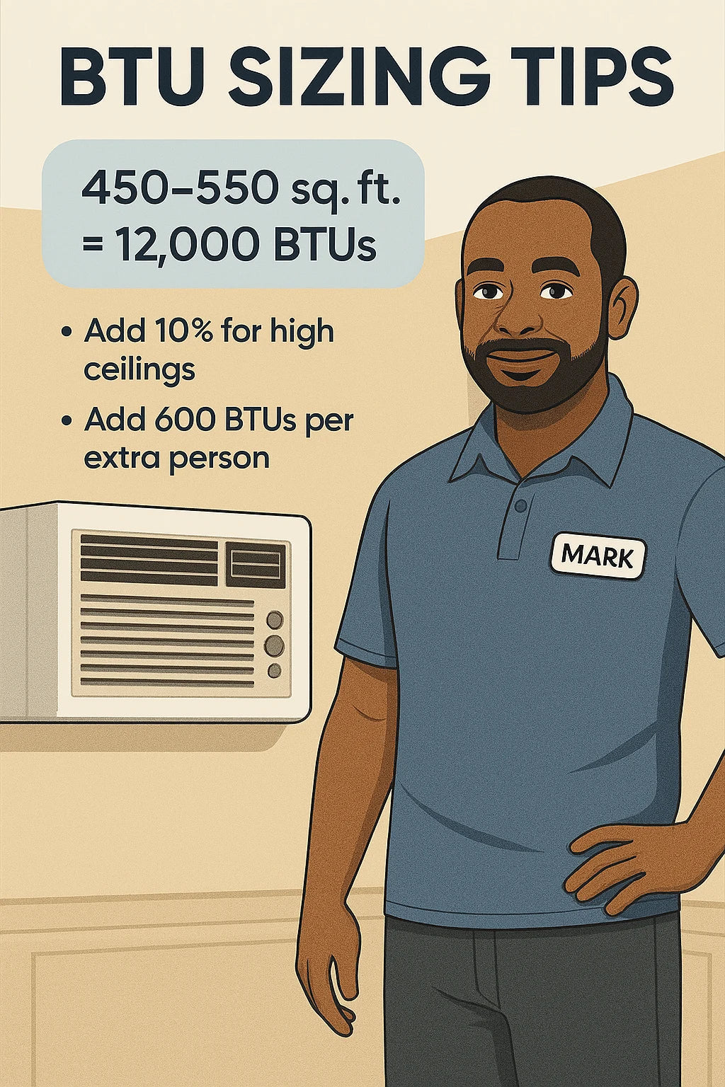 Is 12,000 BTUs Enough How to Size a Through-the-Wall Unit for Your Room or Apartment