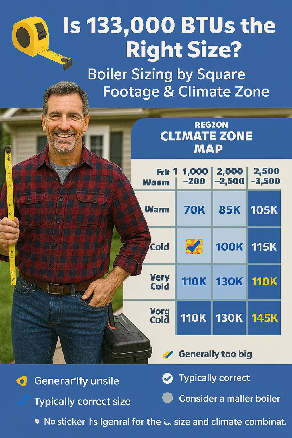 Is 133,000 BTUs the Right Size? Mike’s Guide to Boiler Sizing for Your Home
