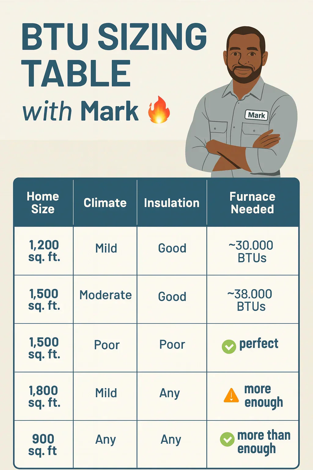 Is 40,000 BTUs Enough? Mark’s Guide to Furnace Sizing for Smaller Homes