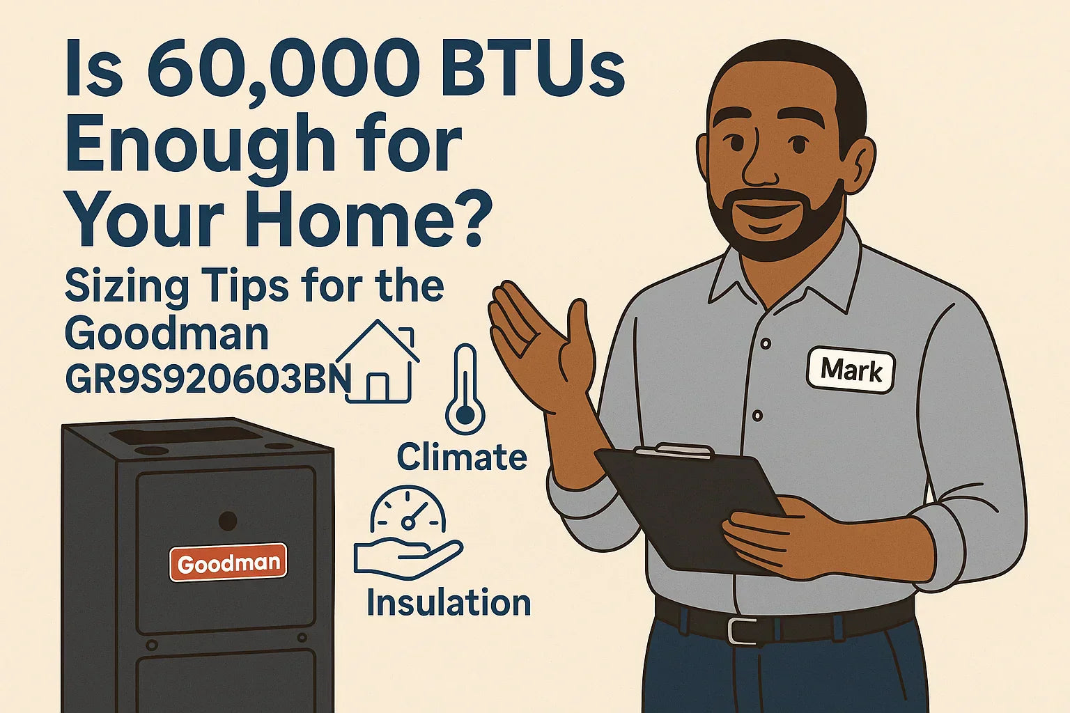 Is 60,000 BTUs Enough for Your Home Sizing Tips for the Goodman GR9S920603BN