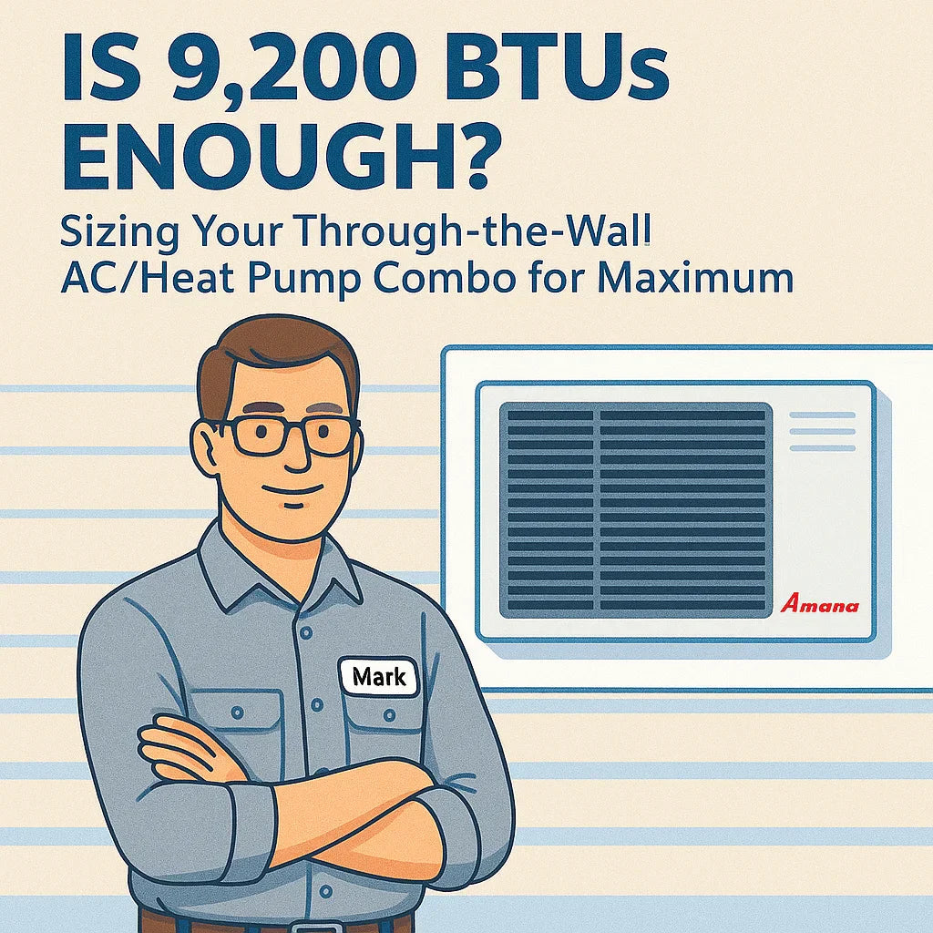 Is 9,200 BTUs Enough? Sizing Your Through-the-Wall AC/Heat Pump Combo for Maximum Comfort