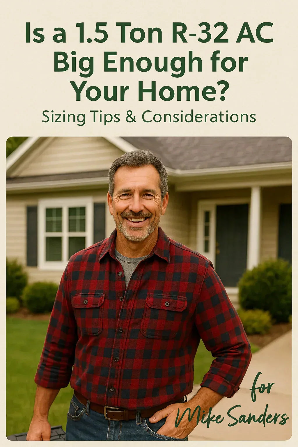 Is a 1.5 Ton R-32 AC Big Enough for Your Home Sizing Tips & Considerations