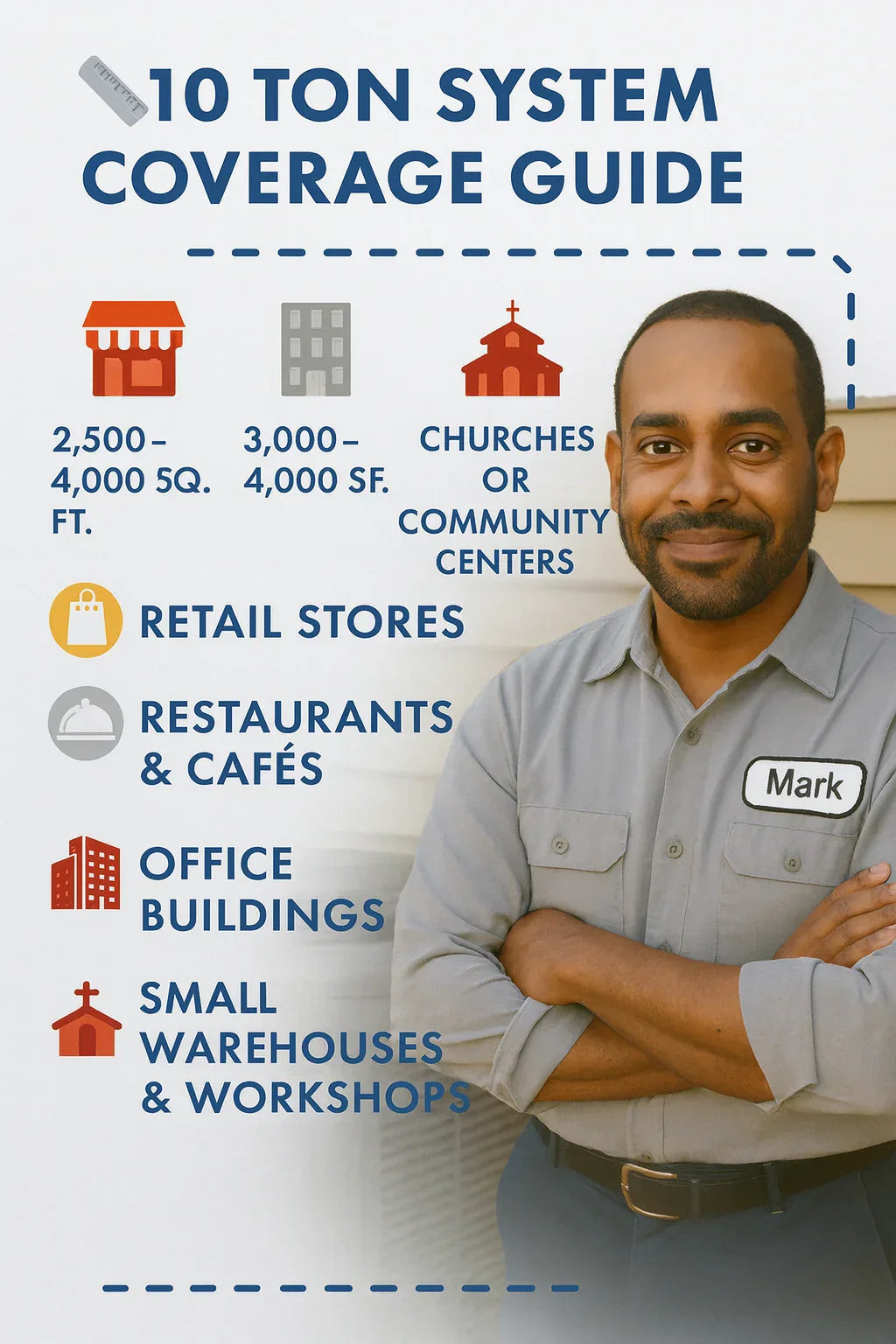 Is a 10 Ton AC System Right for Your Business? Mark’s Sizing Guide for Light Commercial Spaces