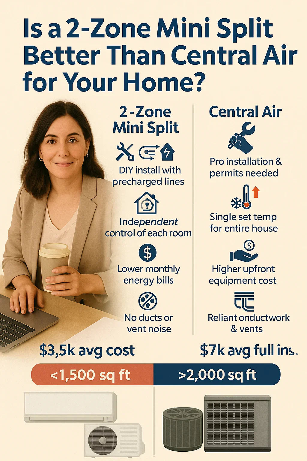 Is a 2-Zone Mini Split Better Than Central Air for Your Home