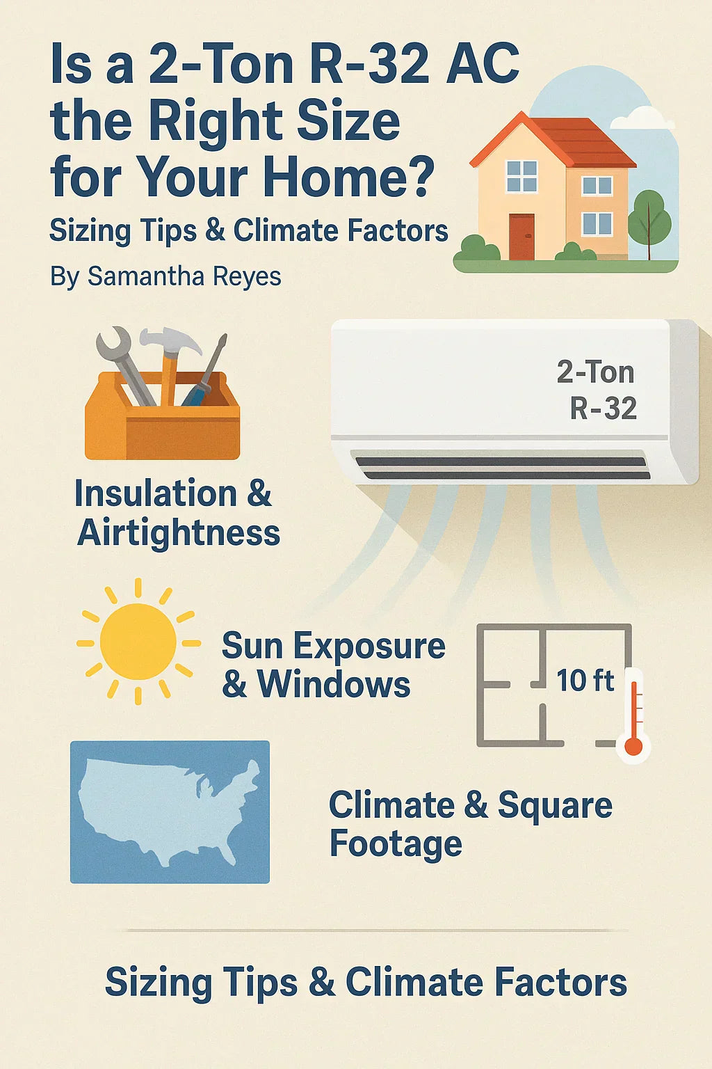Is a 2‑Ton R‑32 AC the Right Size for Your Home?