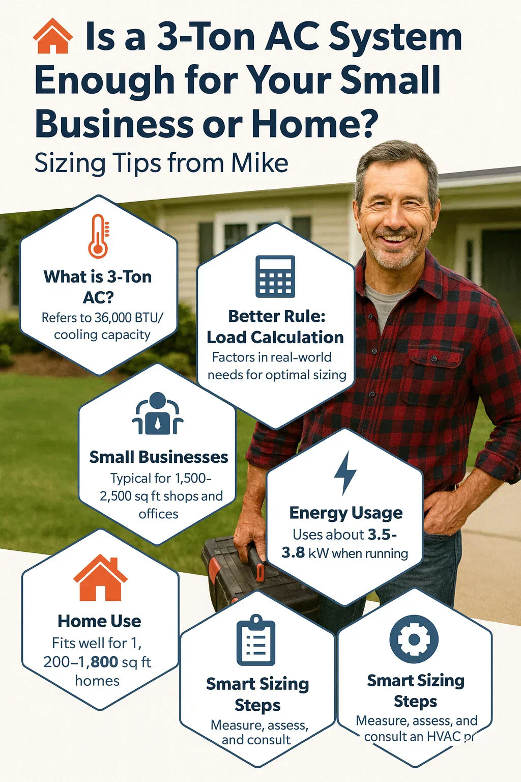 Is a 3-Ton AC System Enough for Your Small Business or Home? Sizing Tips from Mike