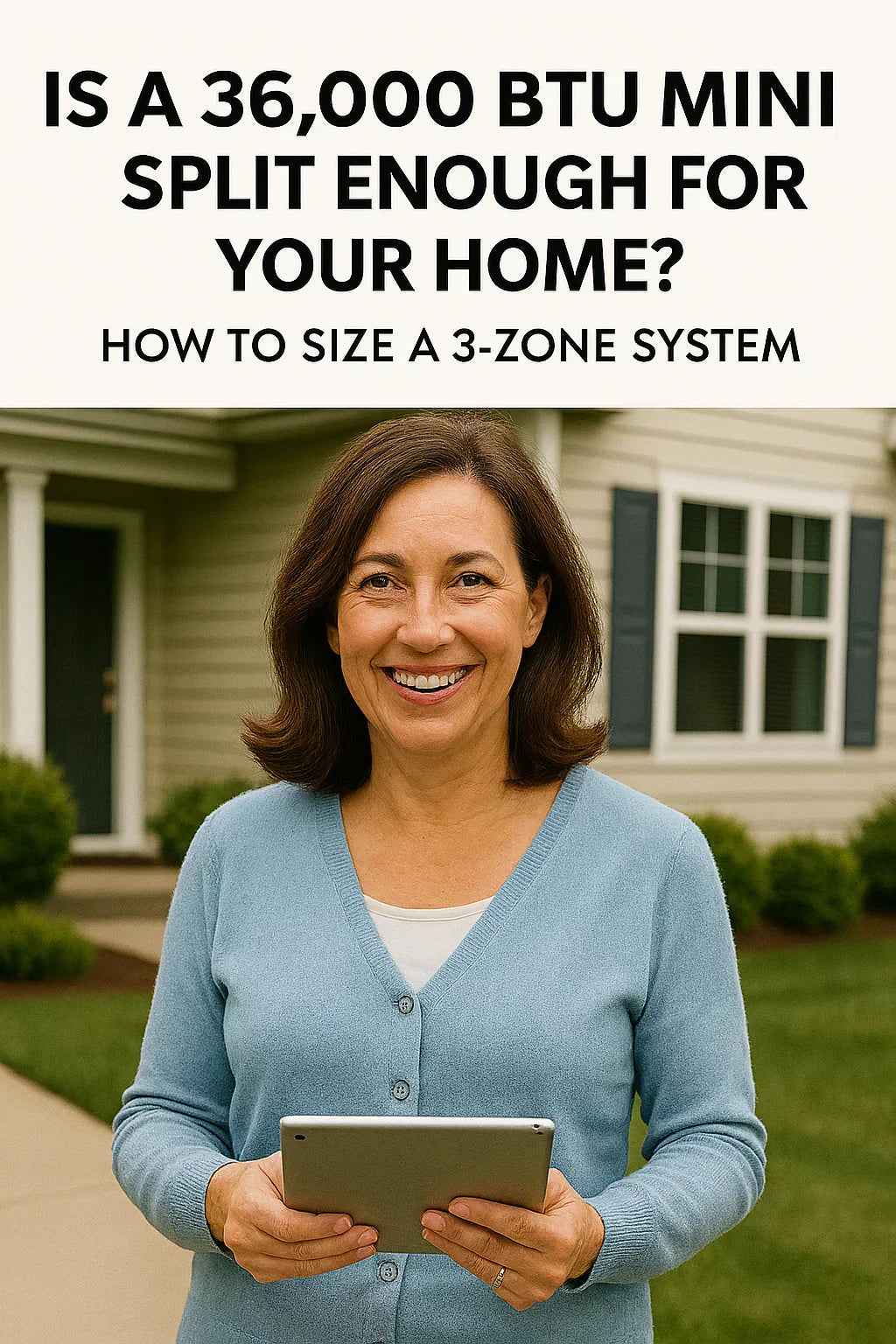 Is a 36,000 BTU Mini Split Enough for Your Home? How to Size a 3-Zone System