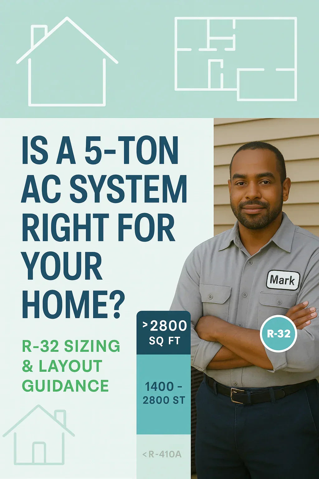 Is a 5-Ton AC System Right for Your Home R-32 Sizing & Layout Guidance