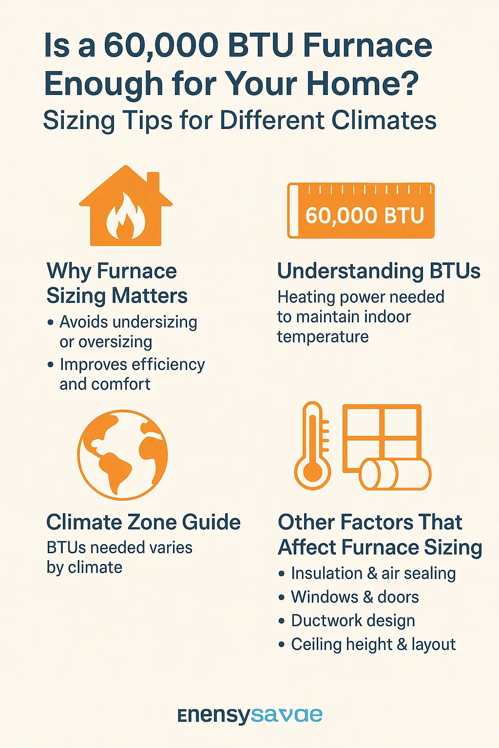 Is a 60,000 BTU Furnace Enough for Your Home Sizing Tips for Different Climates