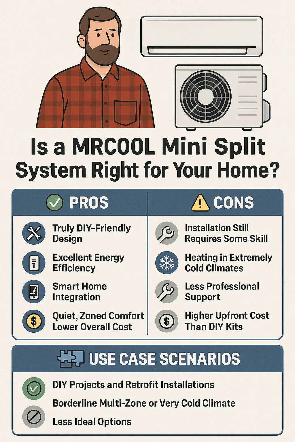 Is a MRCOOL Mini Split System Right for Your Home? Pros, Cons & Use Case Scenarios