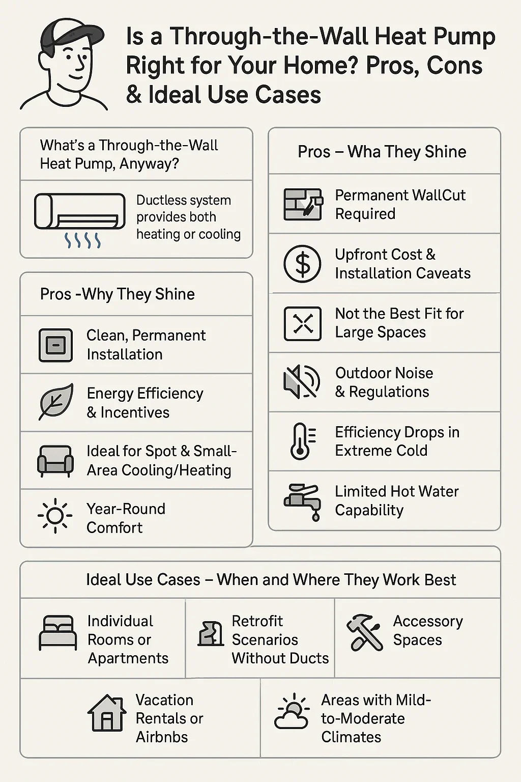 Is a Through-the-Wall Heat Pump Right for Your Home? Pros, Cons & Ideal Use Cases