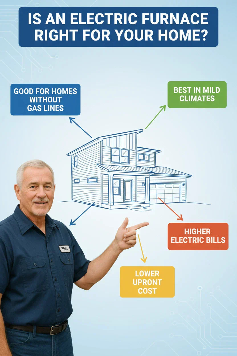 Is an Electric Furnace Right for Your Home? Tony’s Guide to When It Makes Sense