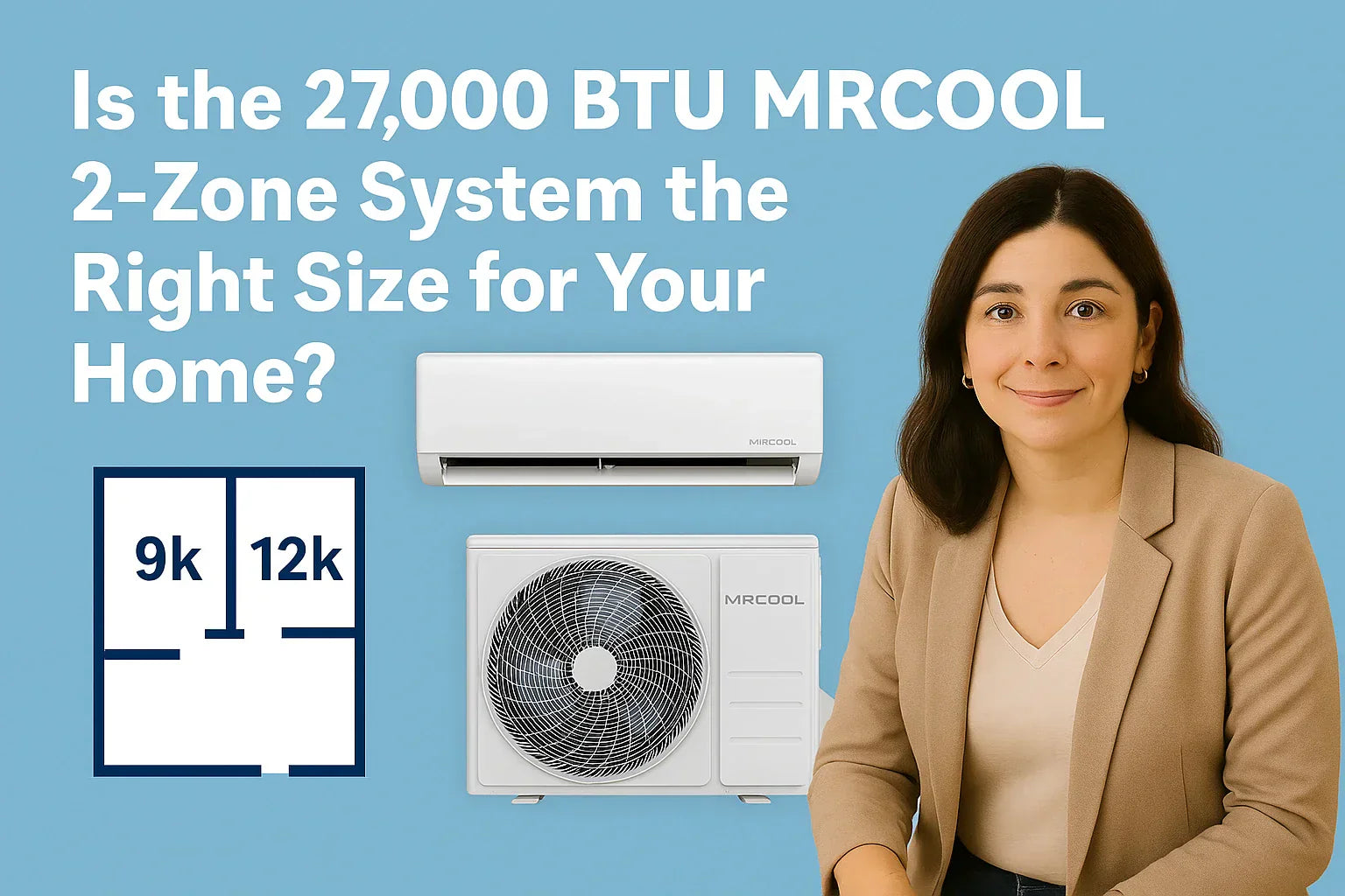 Is the 27,000 BTU MRCOOL 2-Zone System the Right Size for Your Home