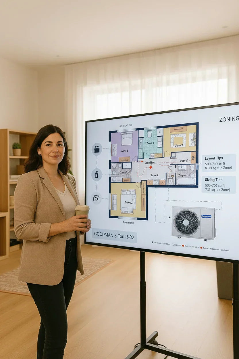 Is the Goodman 3-Ton R-32 Air Conditioner a Good Fit for Your Home Zoning, Layout, and Sizing Tips