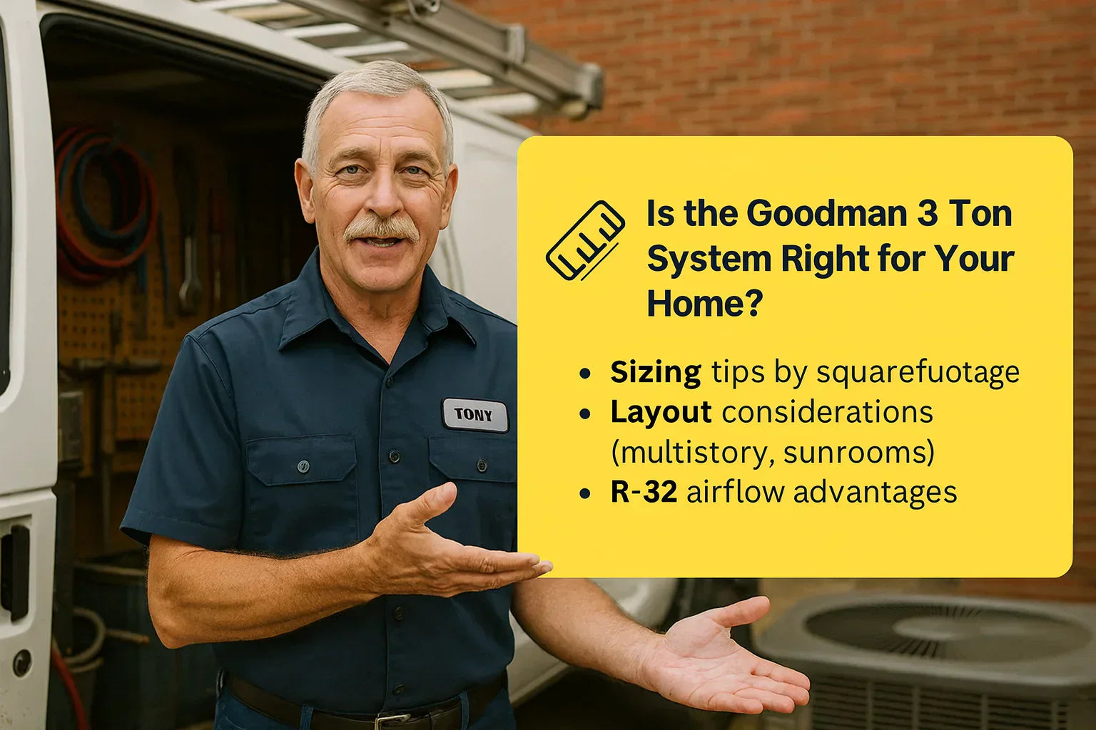 Is the Goodman 3 Ton R-32 System Right for Your Home? Sizing & Layout Tips