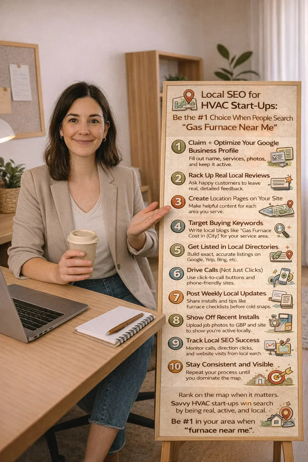 Local SEO for HVAC Start-ups Be the #1 Choice When People Search “Gas Furnace Near Me