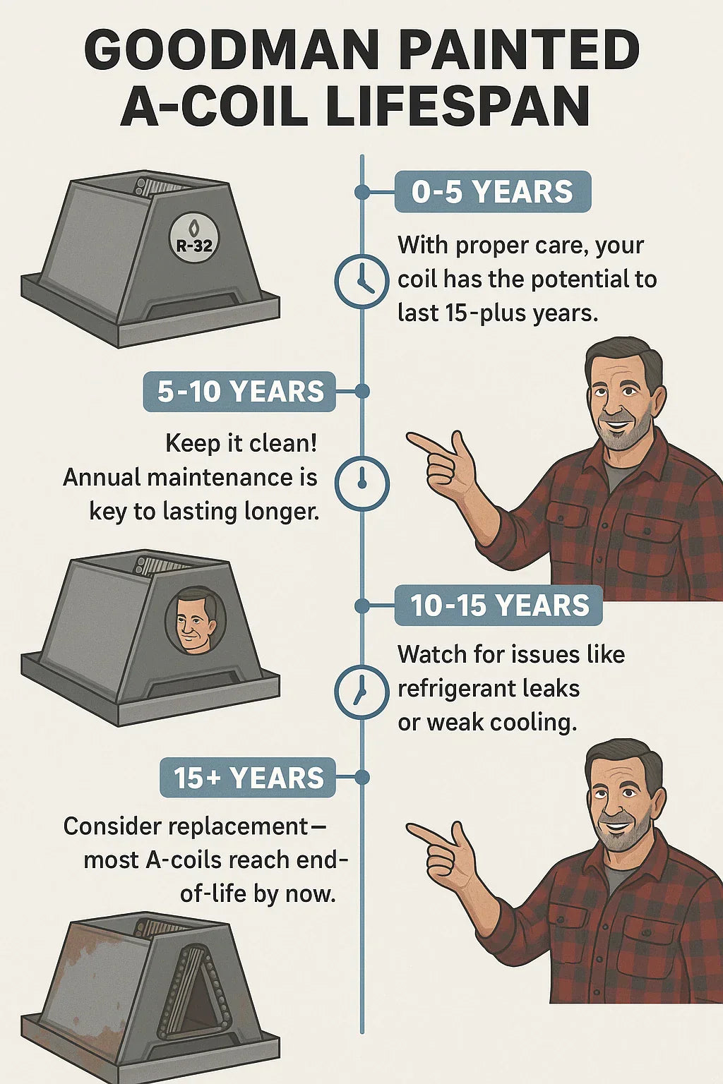 Longevity Guide How Long Will a Goodman Painted A-Coil Last