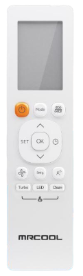 image of air conditioner remote