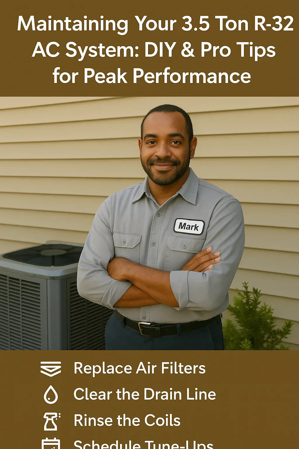 Maintaining Your 3.5 Ton R-32 AC System DIY & Pro Tips for Peak Performance